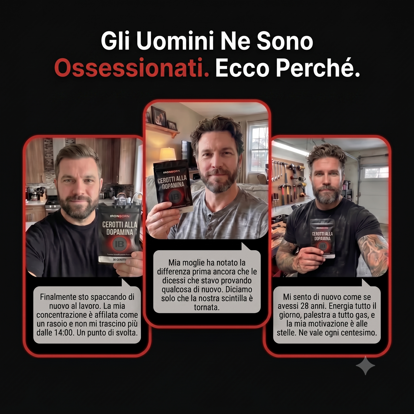 CEROTTO IRONBORN PERFORMANCE: CONCENTRAZIONE, ENERGIA, GRINTA E FIDUCIA