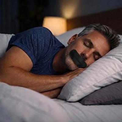 NASTRO ADESIVO PER LA BOCCA: SONNO PIÙ PROFONDO, RECUPERO MIGLIORE E NOTTI TRANQUILLE